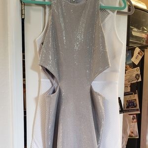 Beautiful silver party dress